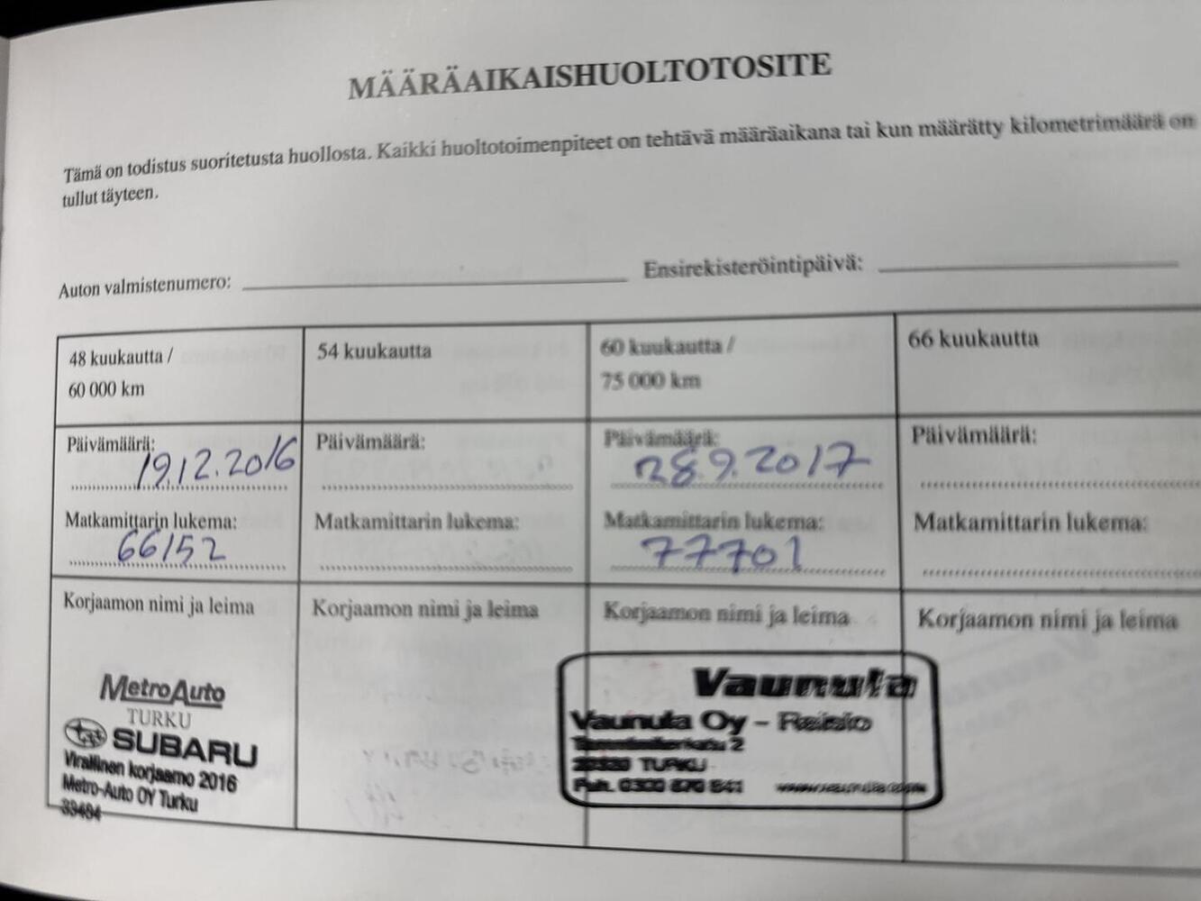 Subaru Outback vaihtoauto