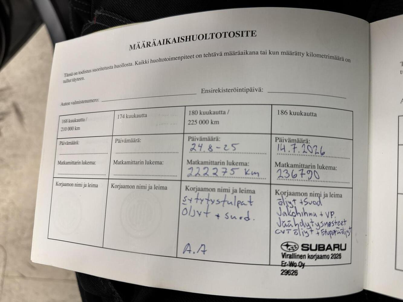 Subaru Outback vaihtoauto