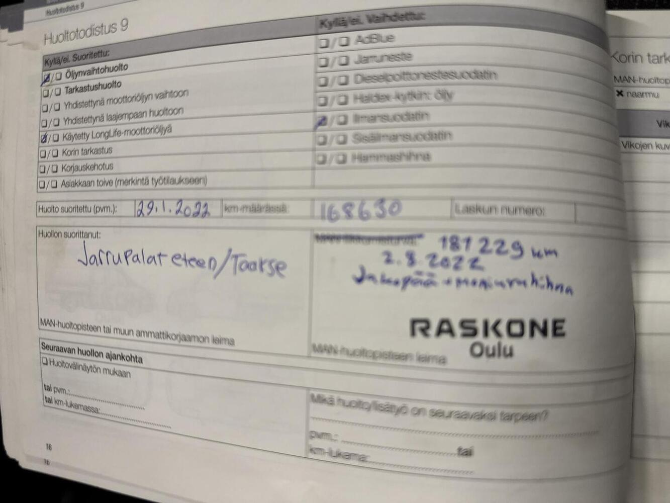 MAN TGE vaihtoauto