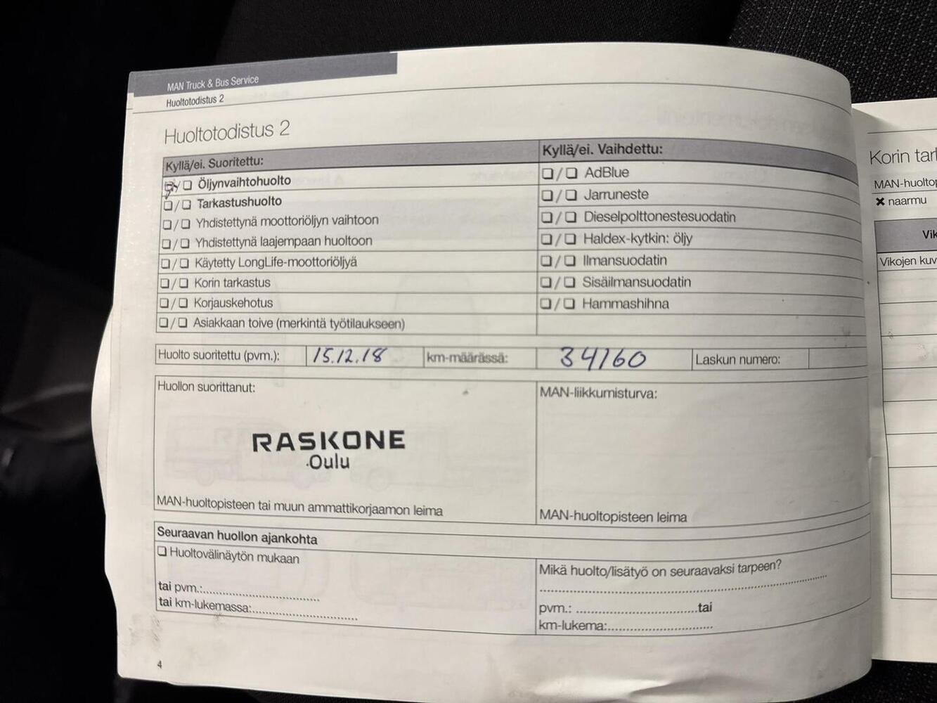 MAN TGE vaihtoauto