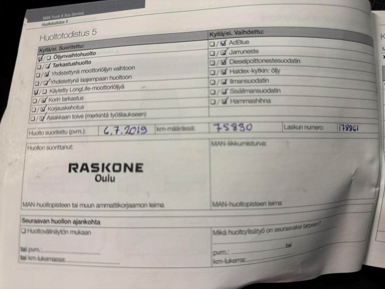 MAN TGE vaihtoauto
