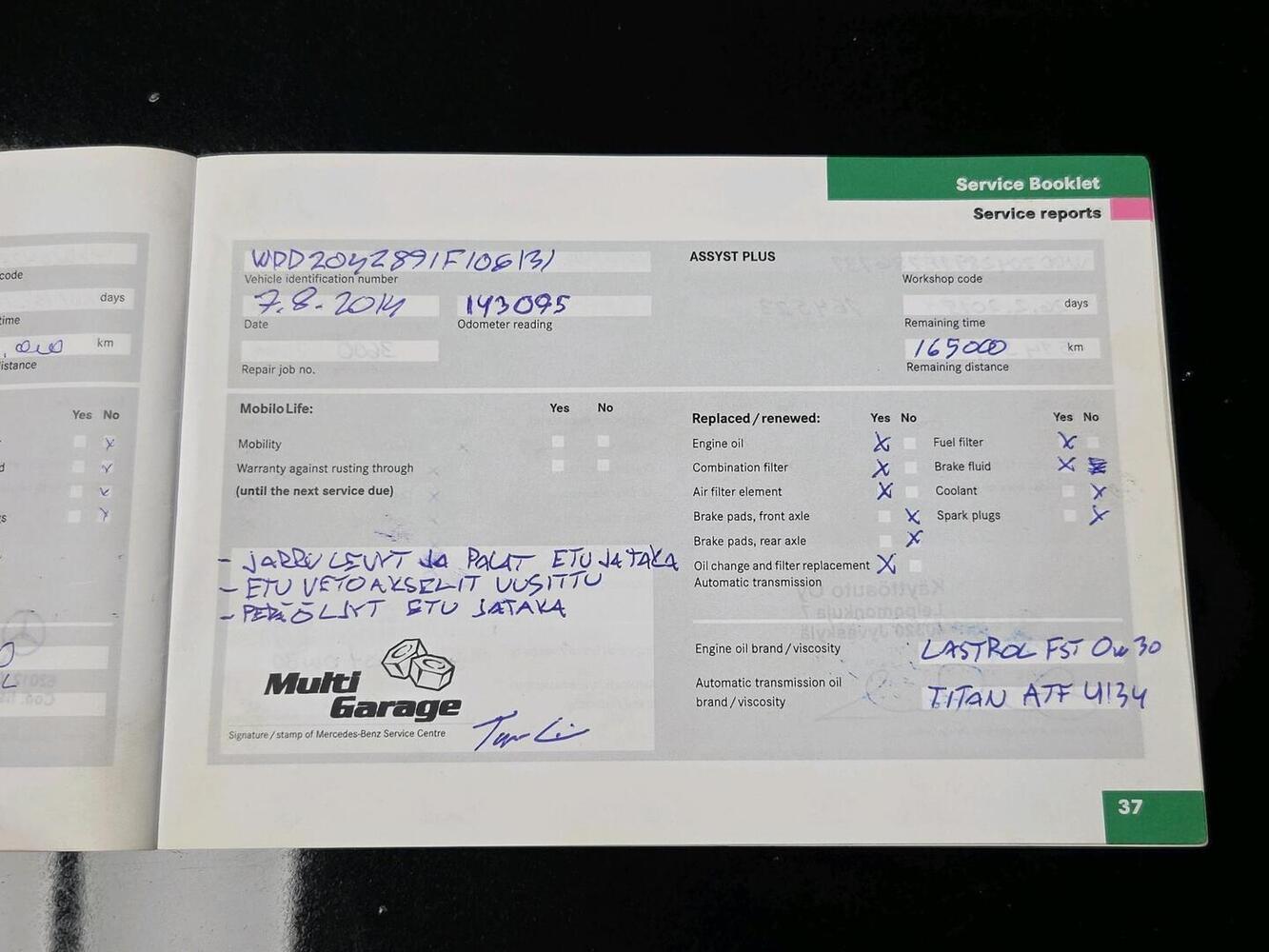 Mercedes-Benz C vaihtoauto