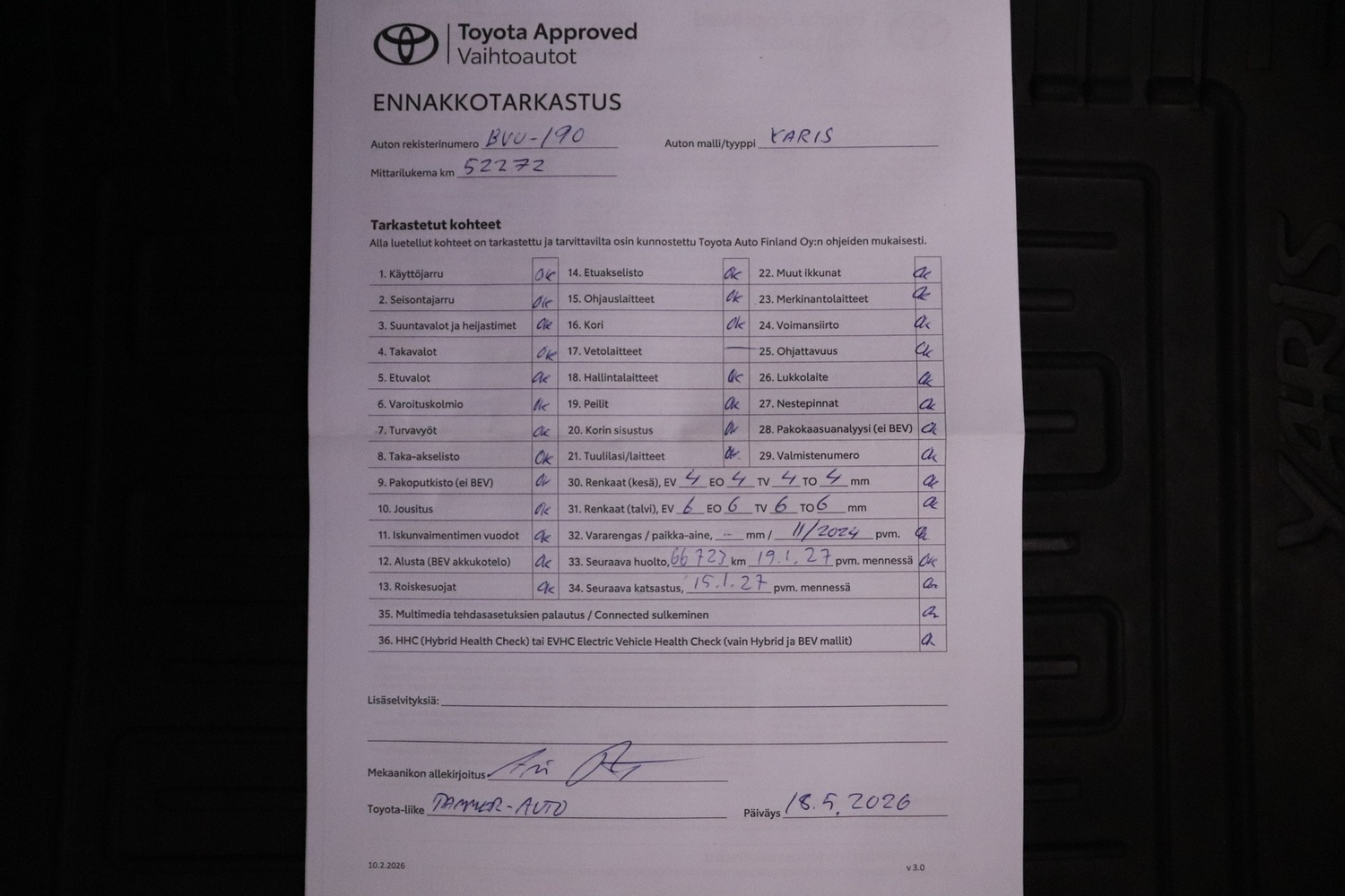 Toyota Yaris vaihtoauto