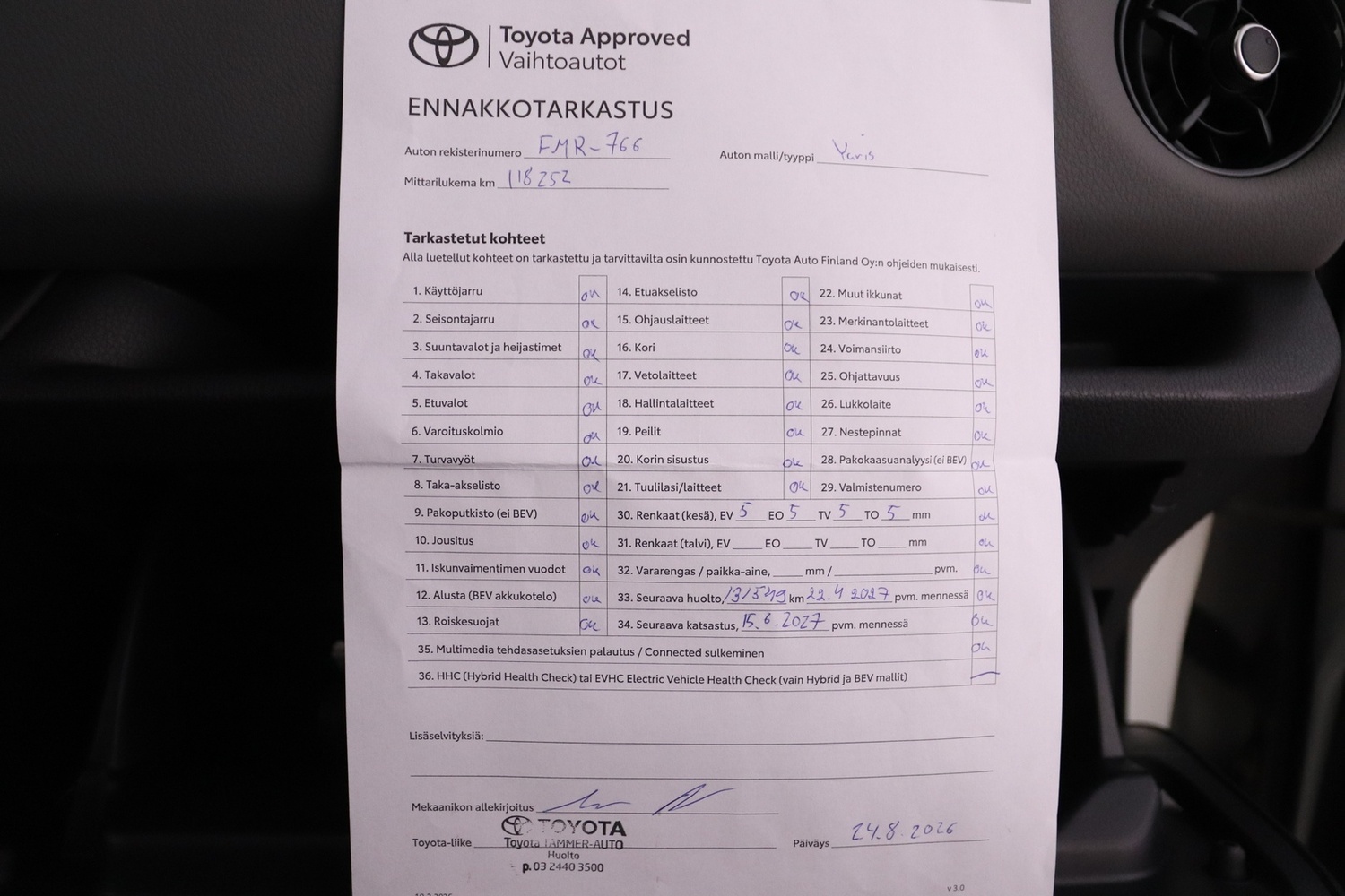 Toyota Yaris vaihtoauto