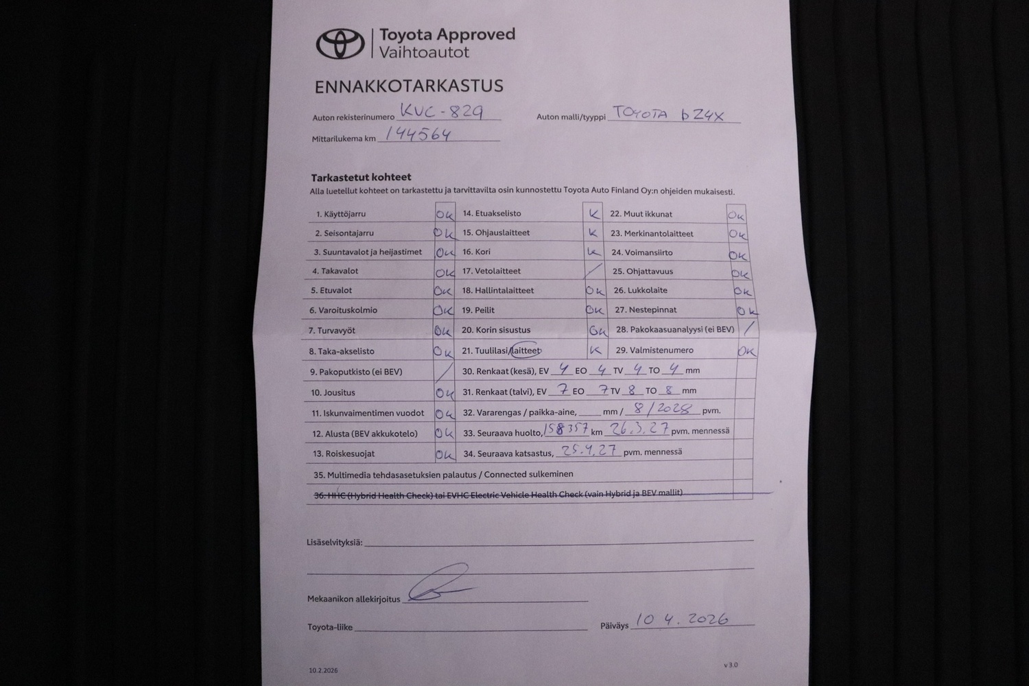 Toyota bZ4X vaihtoauto