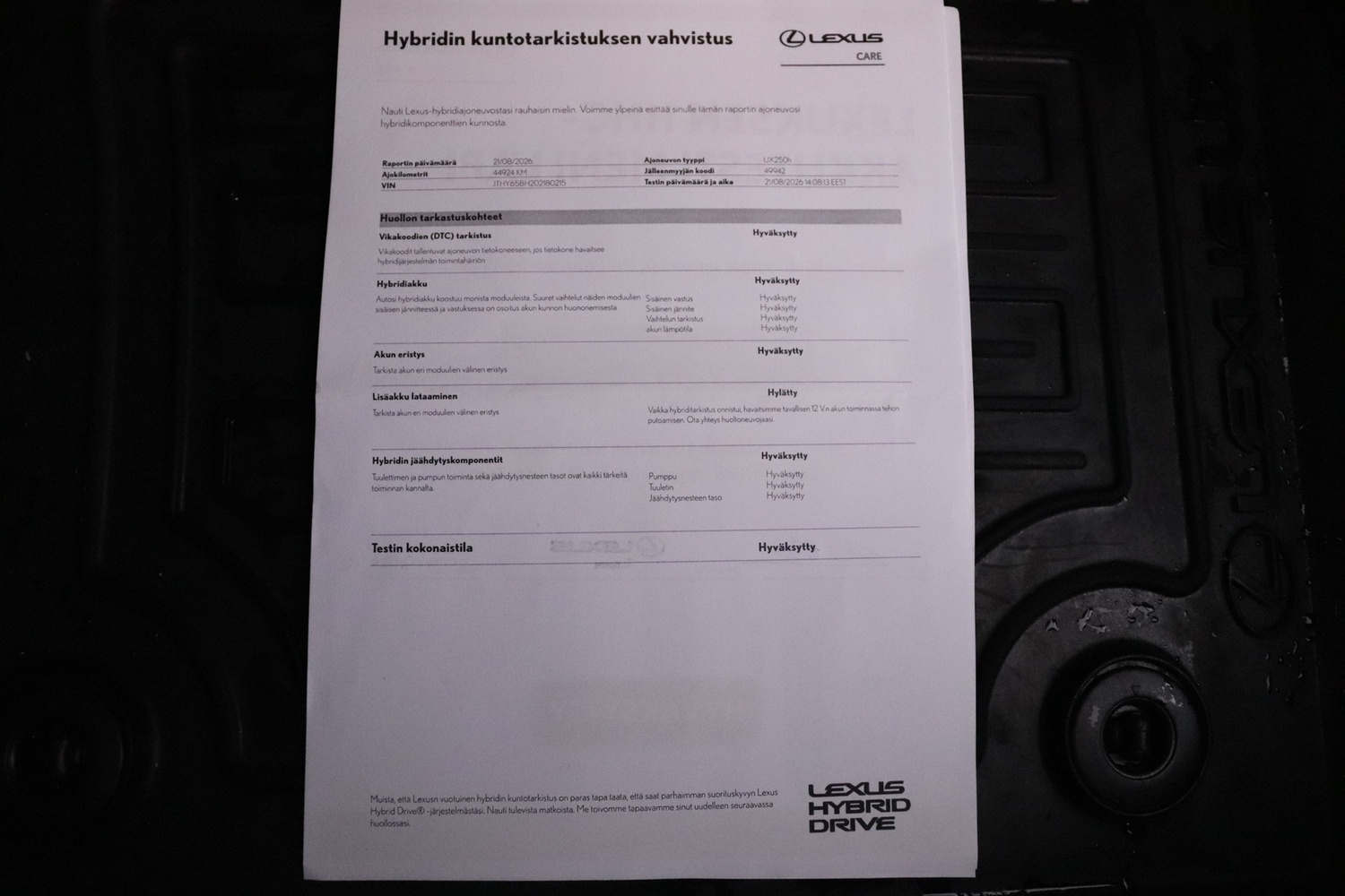 Lexus UX vaihtoauto