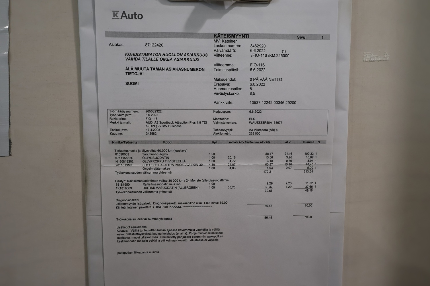 Audi A3 vaihtoauto