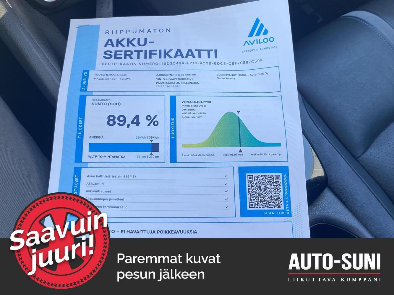 Nissan Leaf vaihtoauto