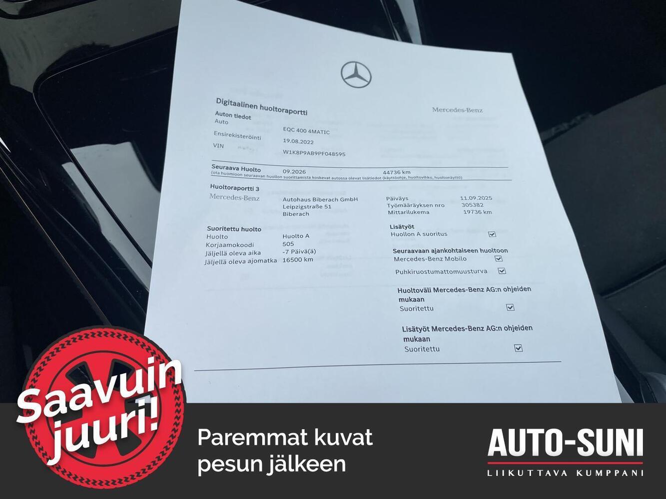 Mercedes-Benz EQC vaihtoauto