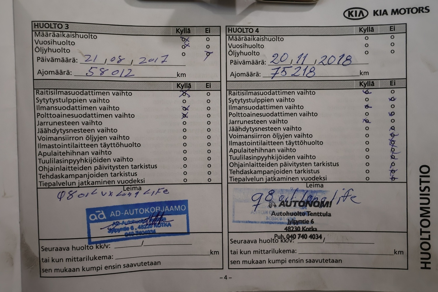 Kia Sportage vaihtoauto