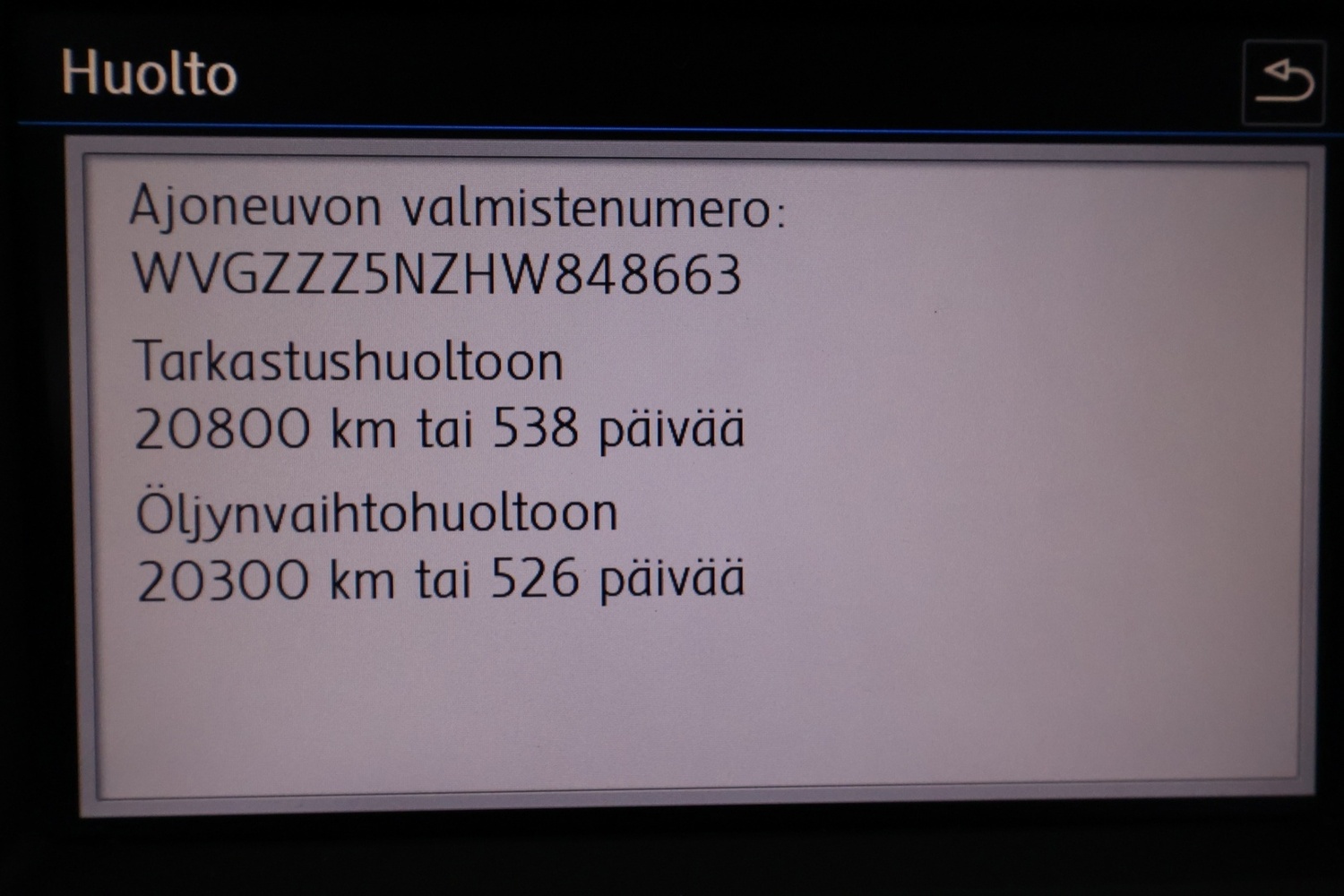 Volkswagen Tiguan vaihtoauto