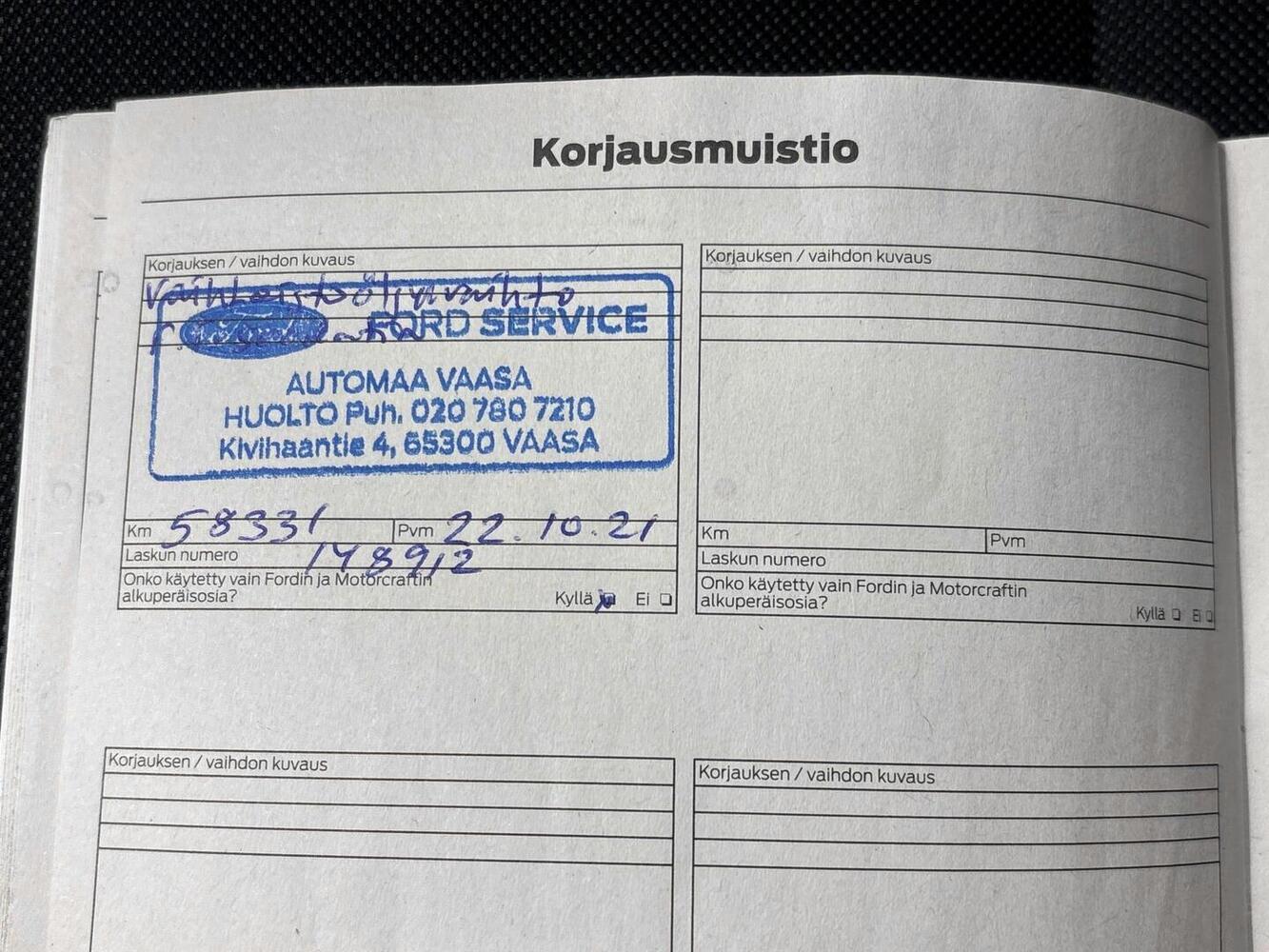 Ford Mondeo vaihtoauto