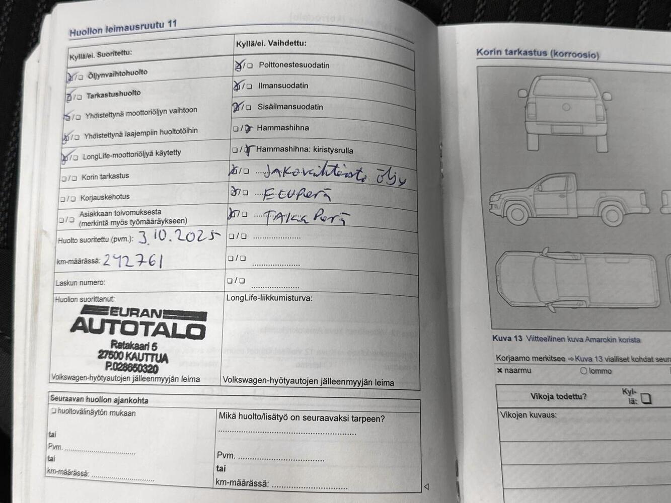 Volkswagen Amarok vaihtoauto