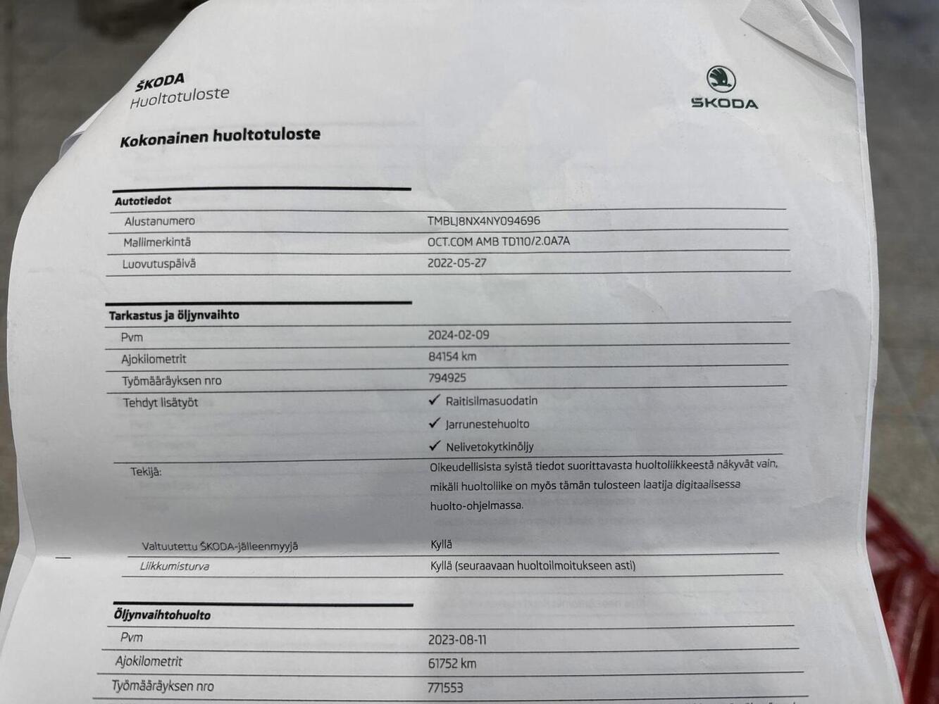Skoda Octavia vaihtoauto