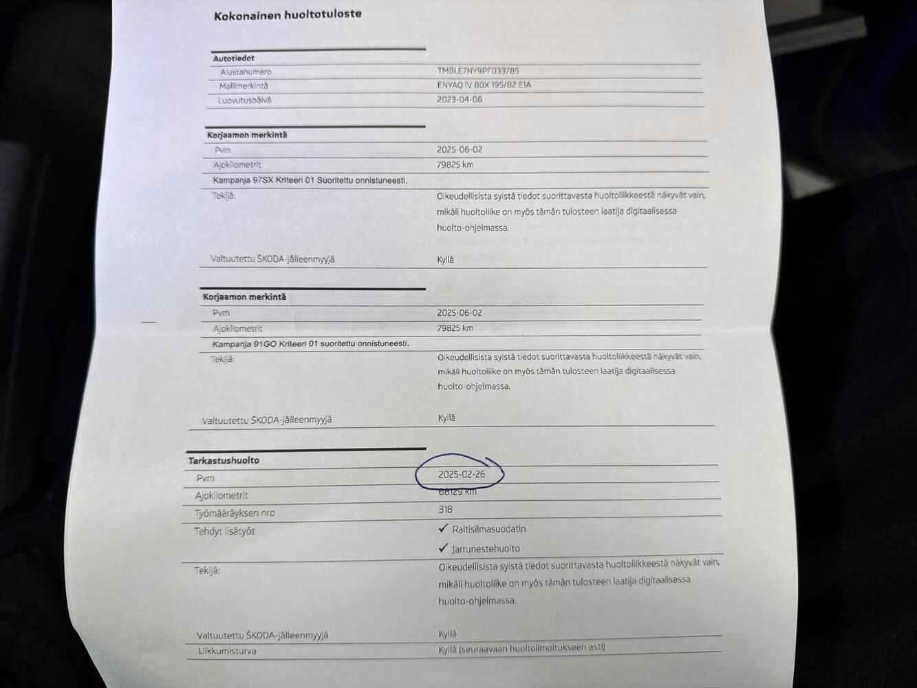 Skoda Enyaq vaihtoauto