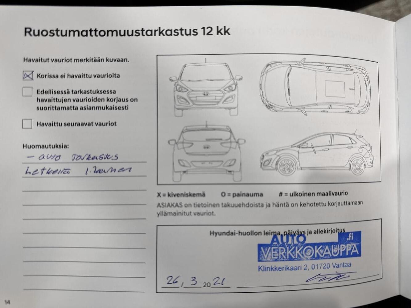 Hyundai i30 Hatchback vaihtoauto