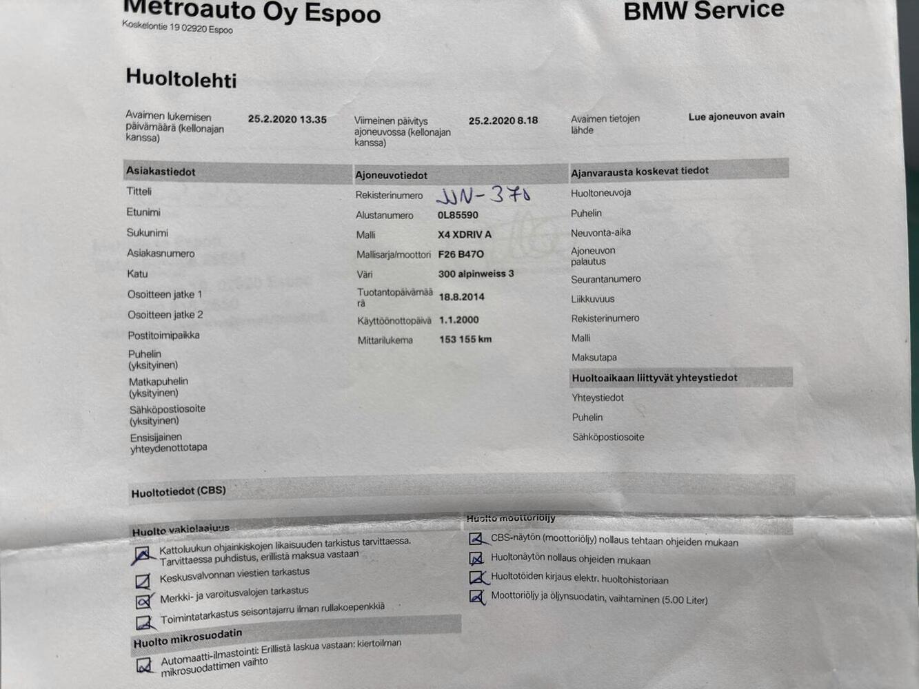 BMW X4 vaihtoauto