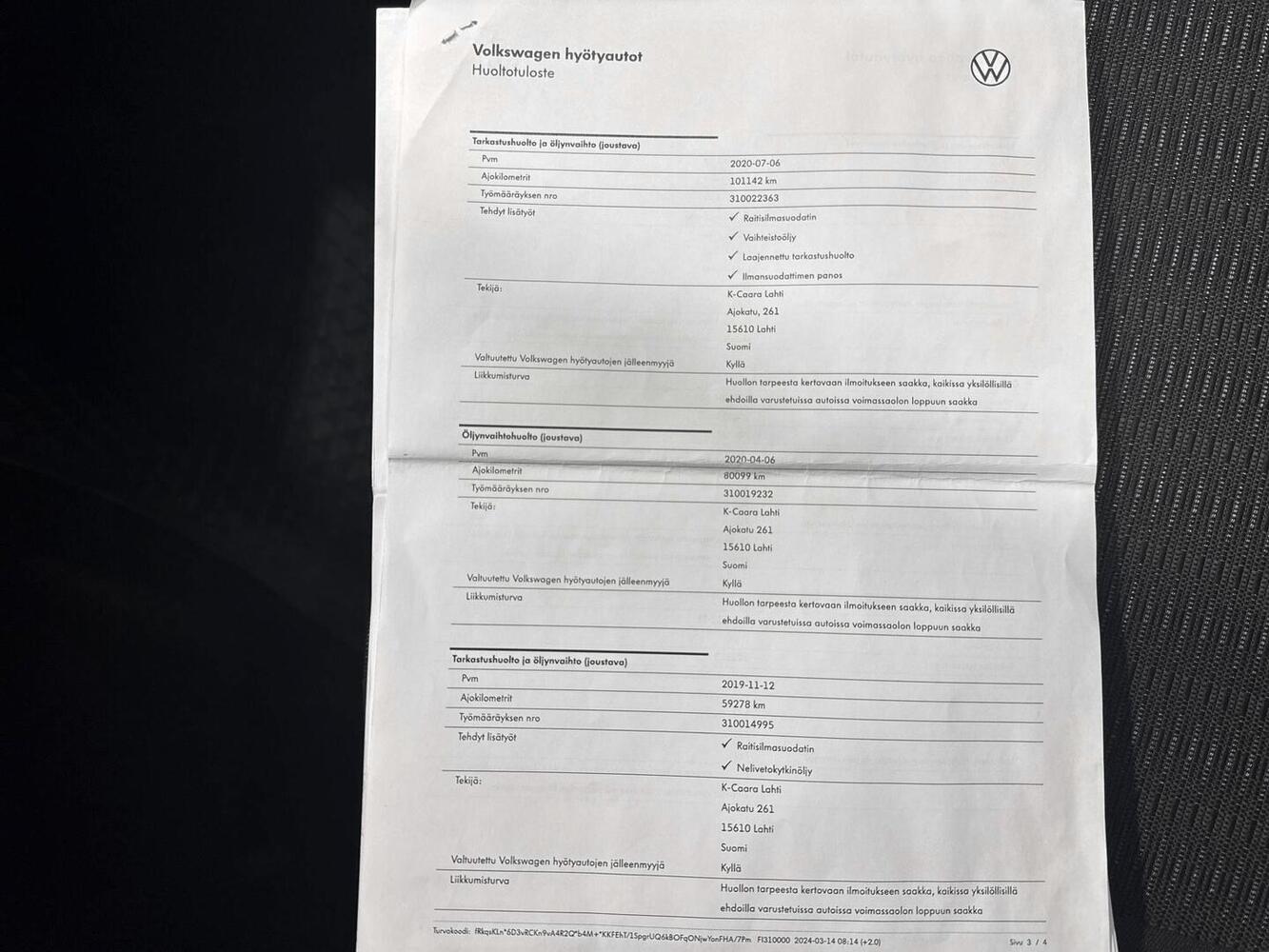 Volkswagen Caravelle vaihtoauto