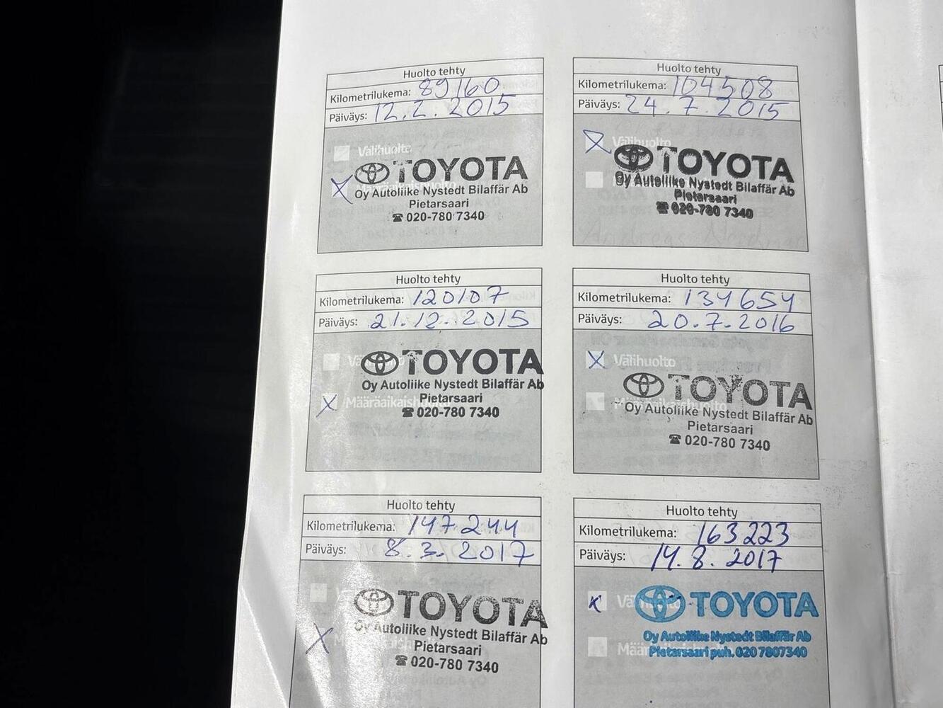 Toyota Avensis vaihtoauto