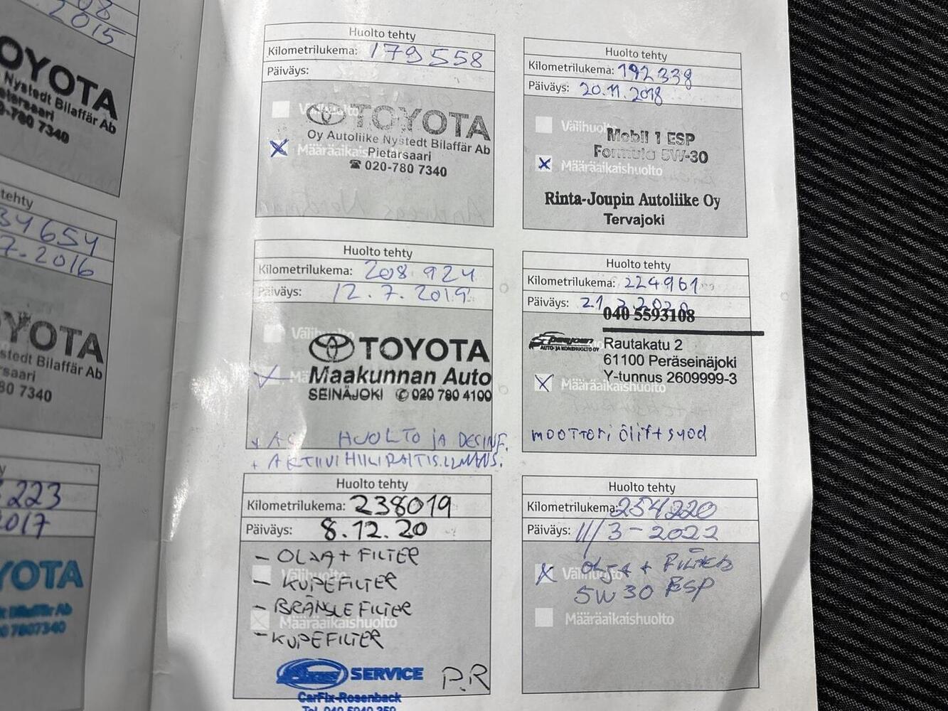 Toyota Avensis vaihtoauto