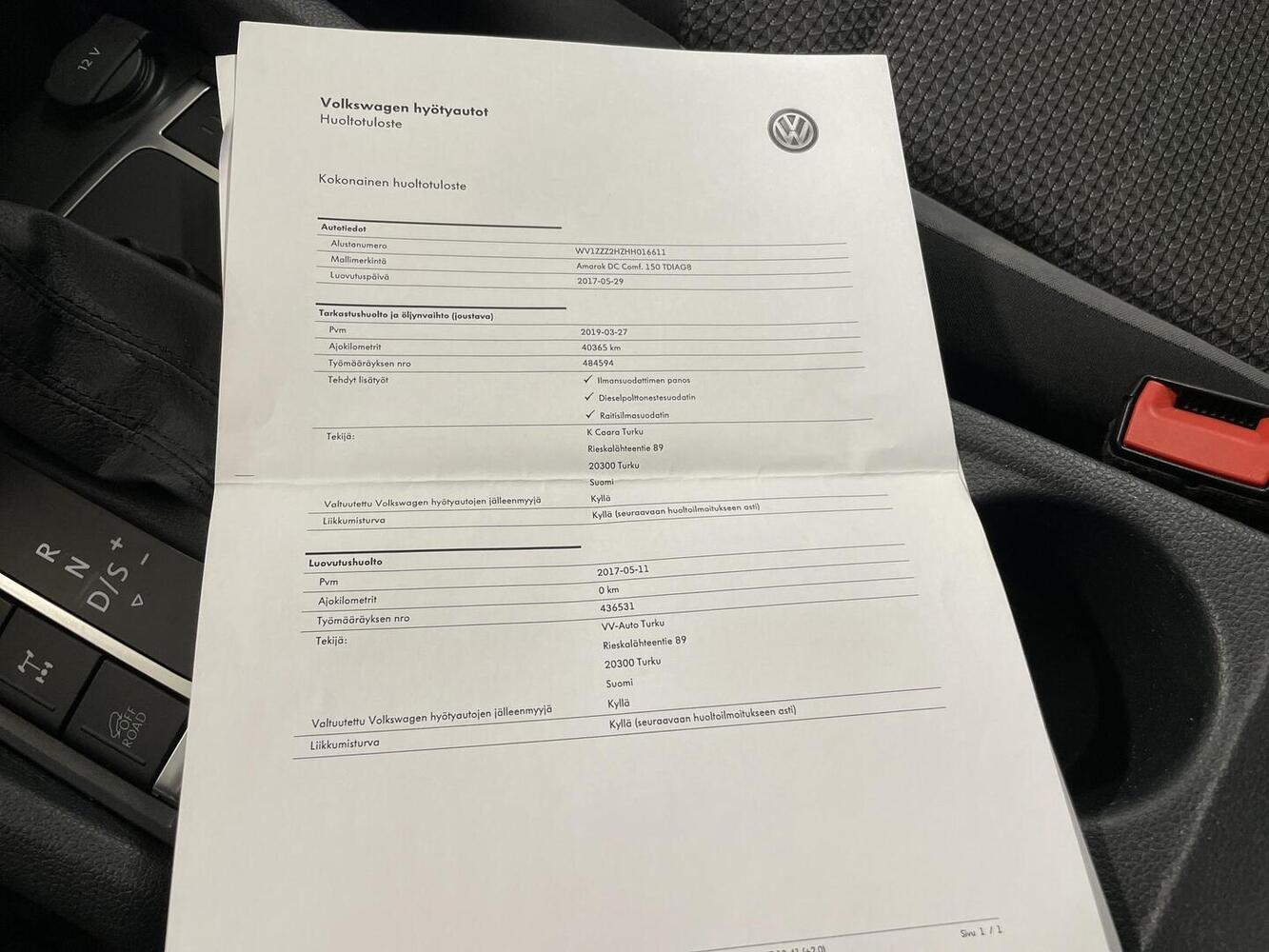 Volkswagen Amarok vaihtoauto