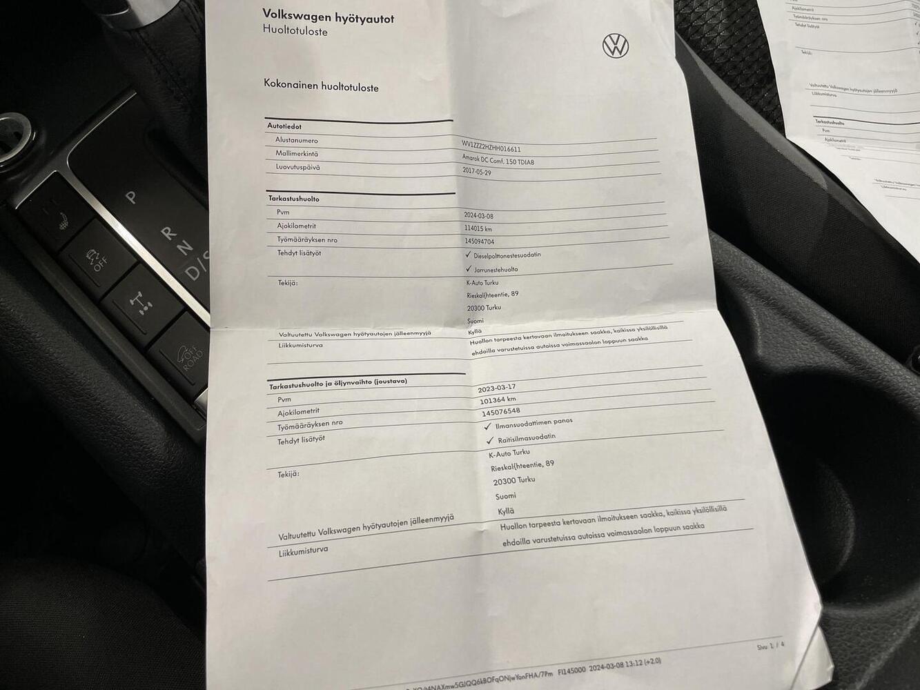Volkswagen Amarok vaihtoauto