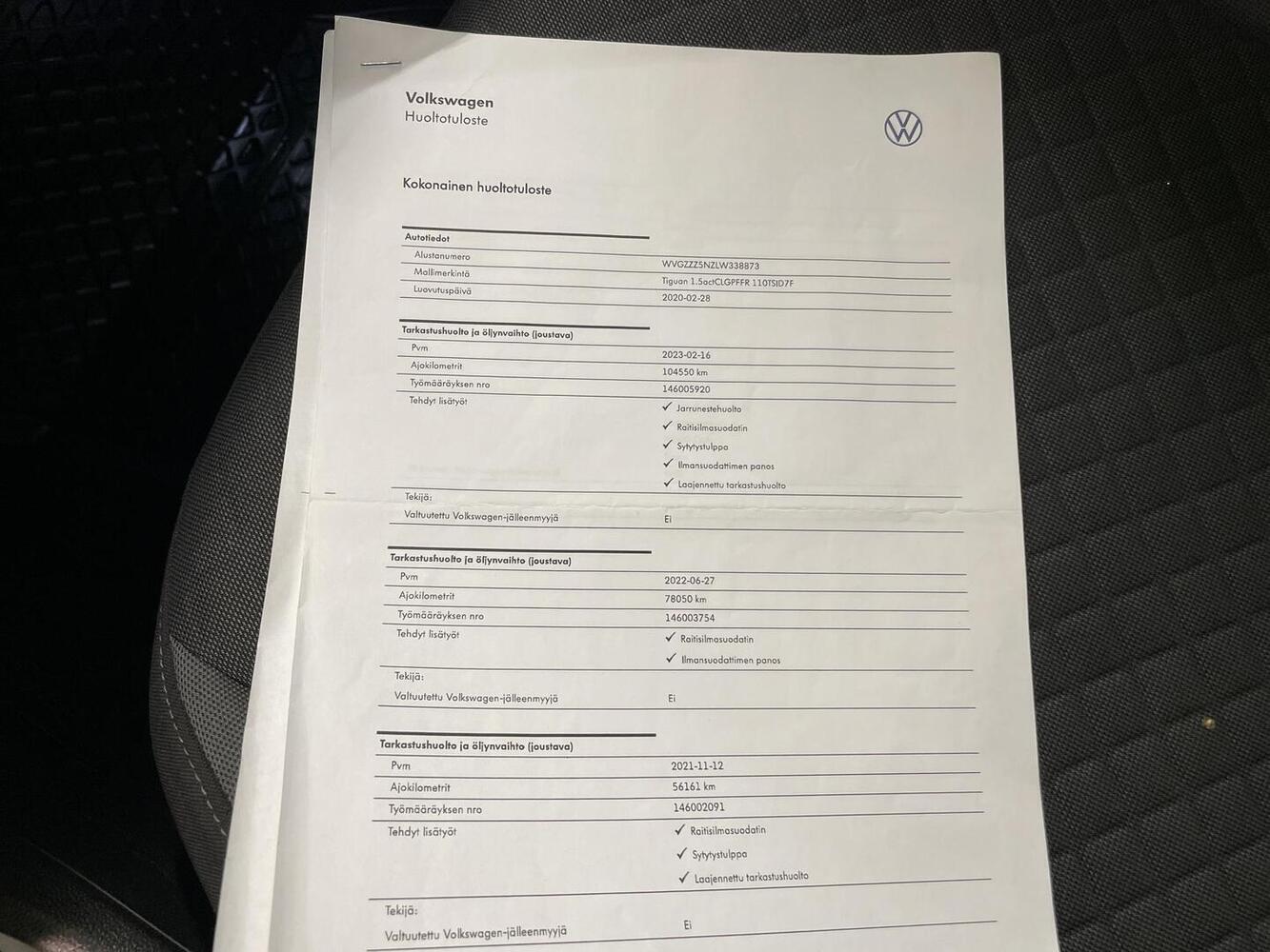 Volkswagen Tiguan vaihtoauto