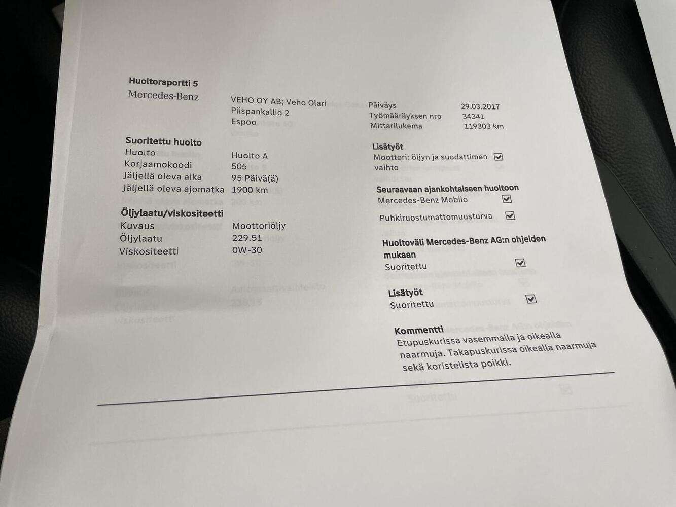 Mercedes-Benz C vaihtoauto