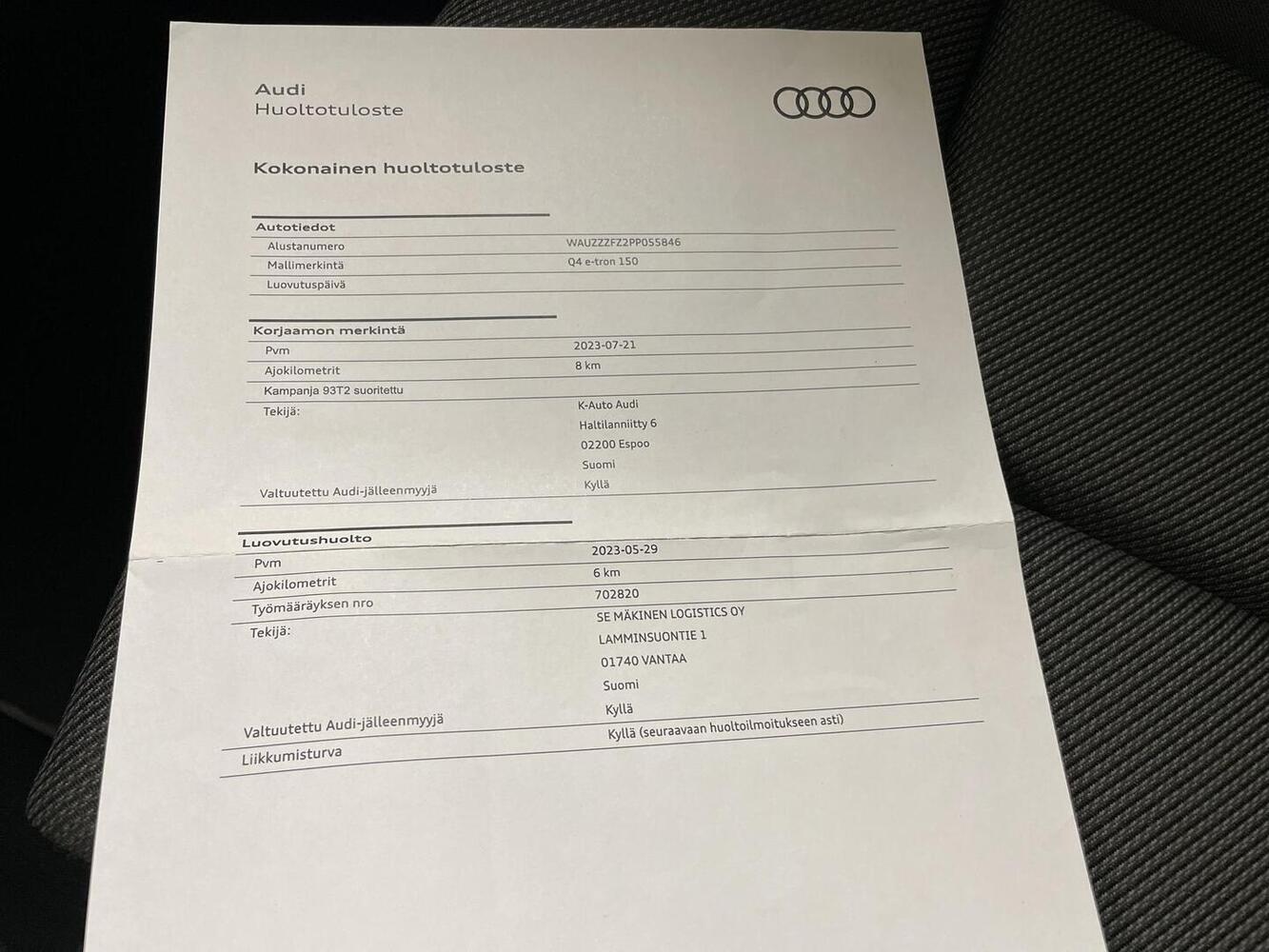 Audi Q4 e-tron vaihtoauto
