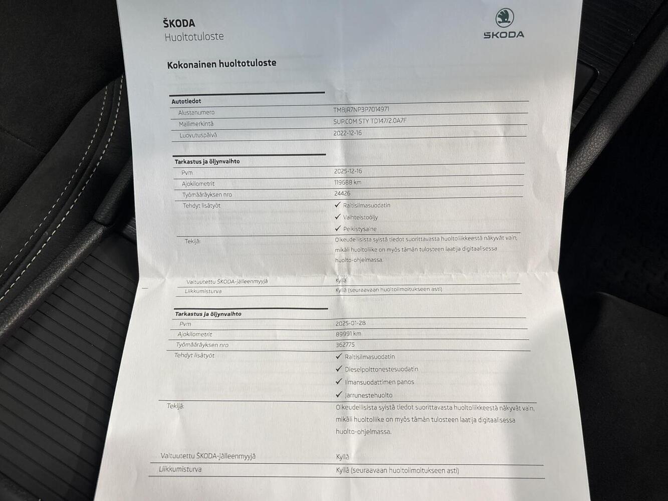 Skoda Superb vaihtoauto