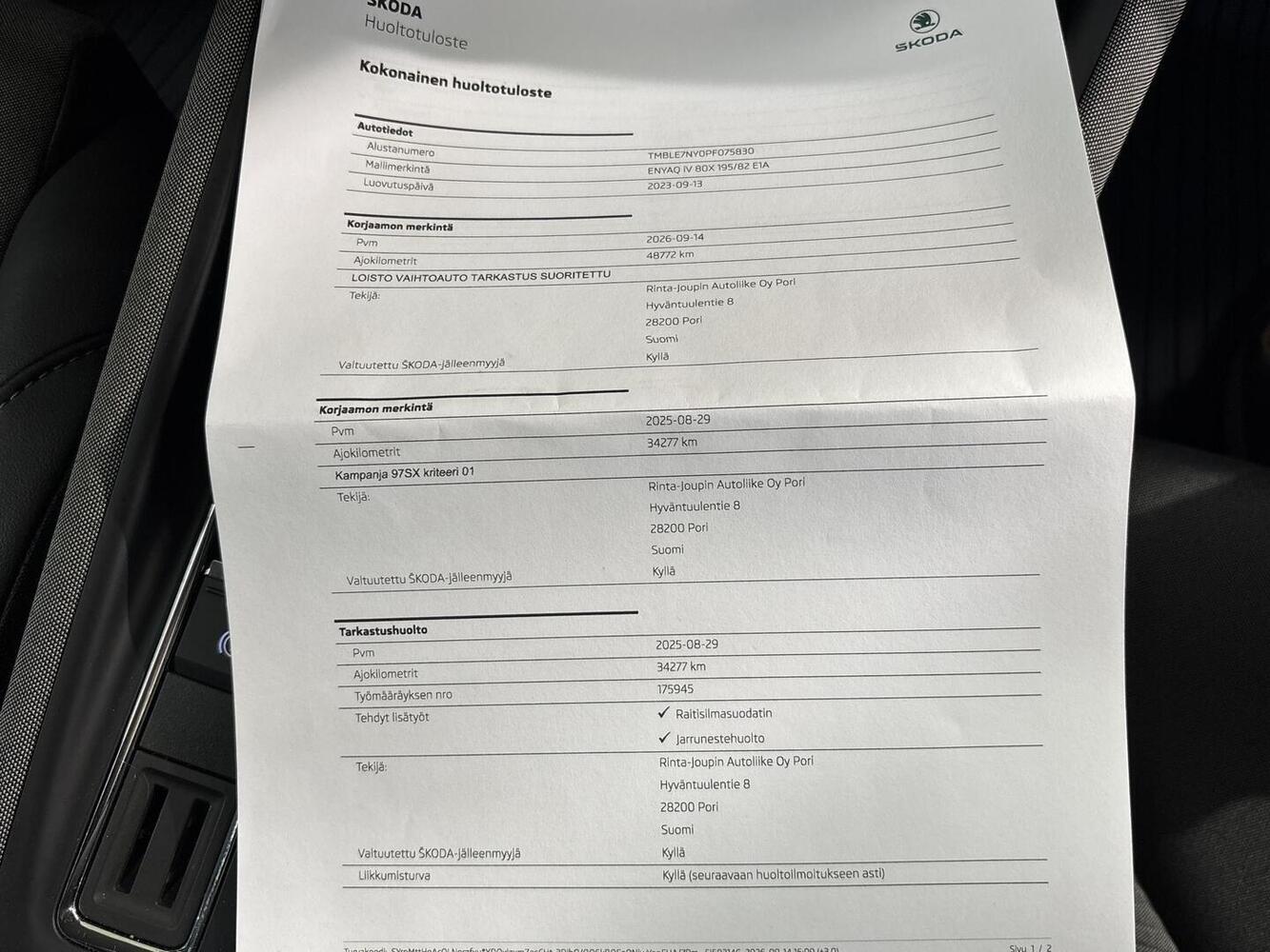 Skoda Enyaq vaihtoauto