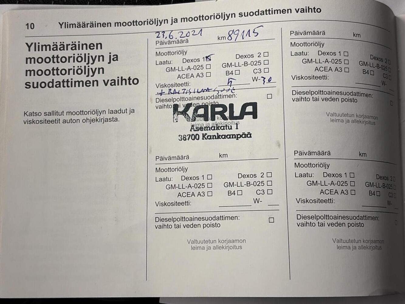 Opel Zafira vaihtoauto