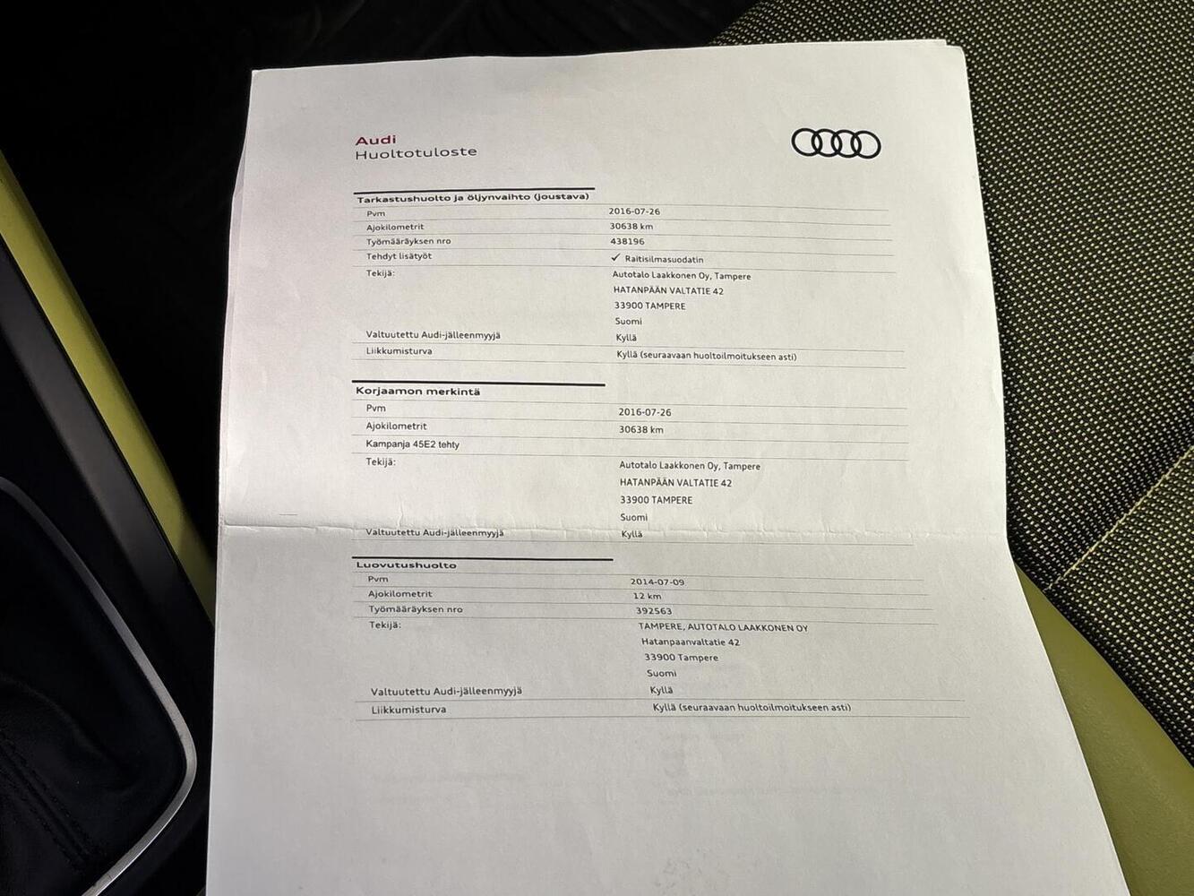 Audi A1 vaihtoauto