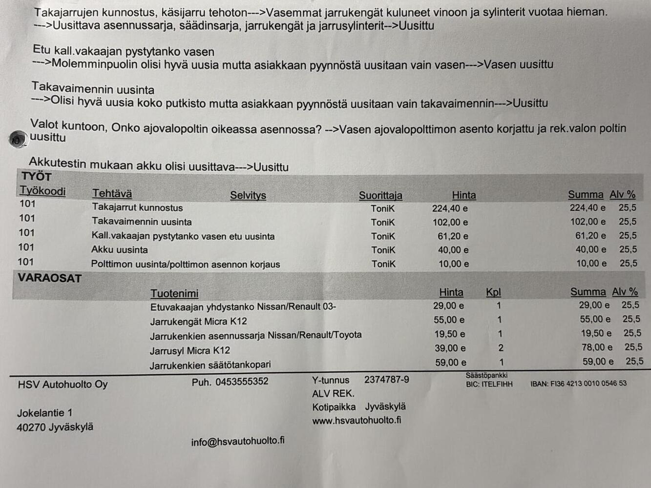 Nissan NOTE vaihtoauto
