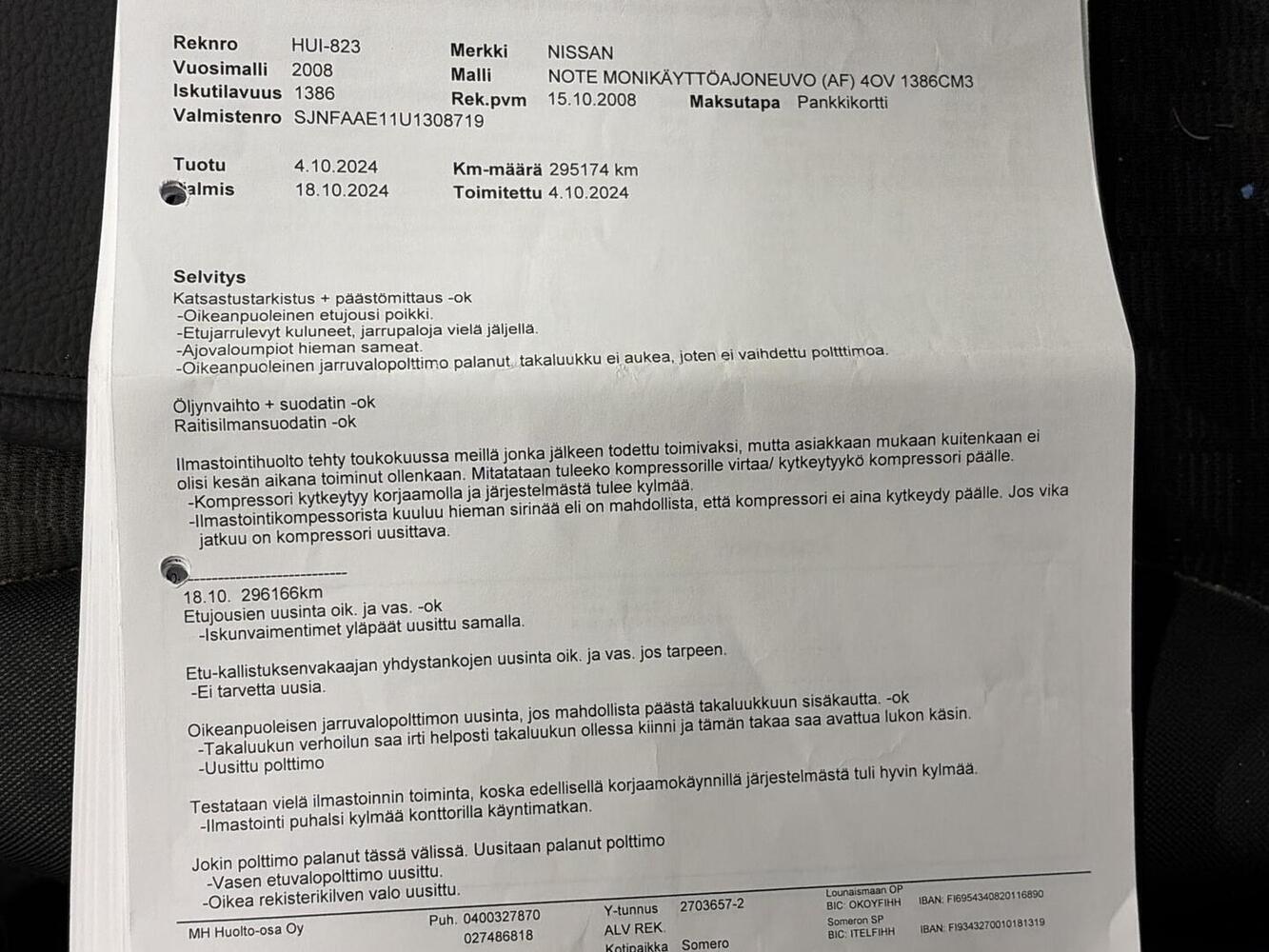 Nissan NOTE vaihtoauto