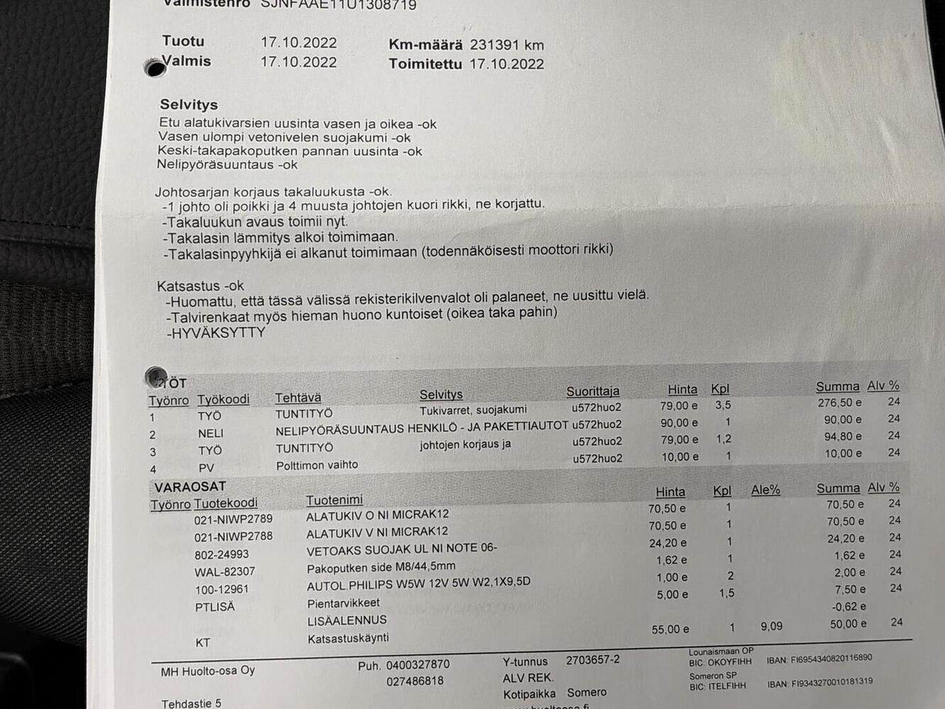 Nissan NOTE vaihtoauto