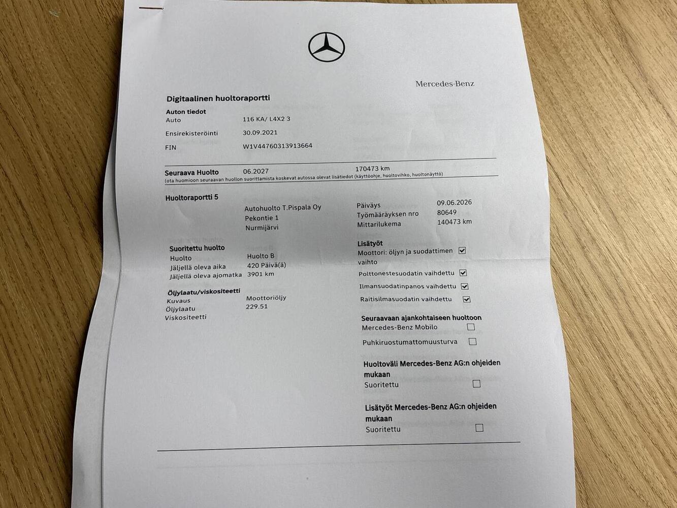 Mercedes-Benz Vito vaihtoauto