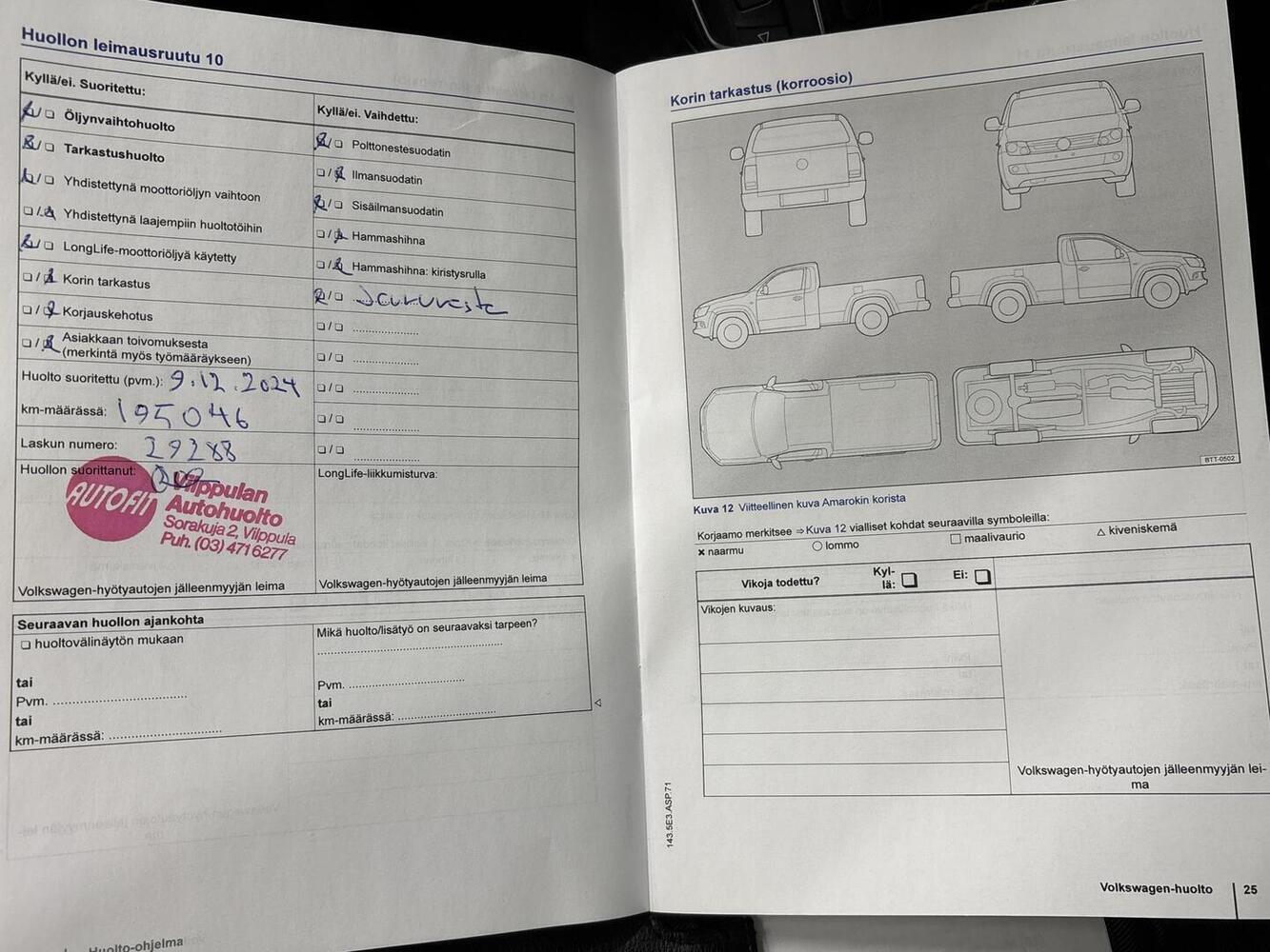 Volkswagen Amarok vaihtoauto