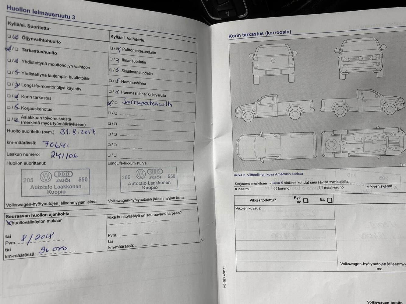 Volkswagen Amarok vaihtoauto