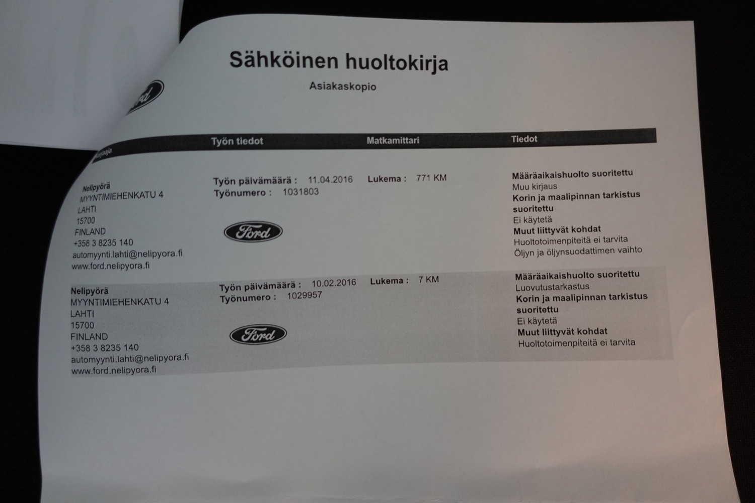 Ford Focus vaihtoauto