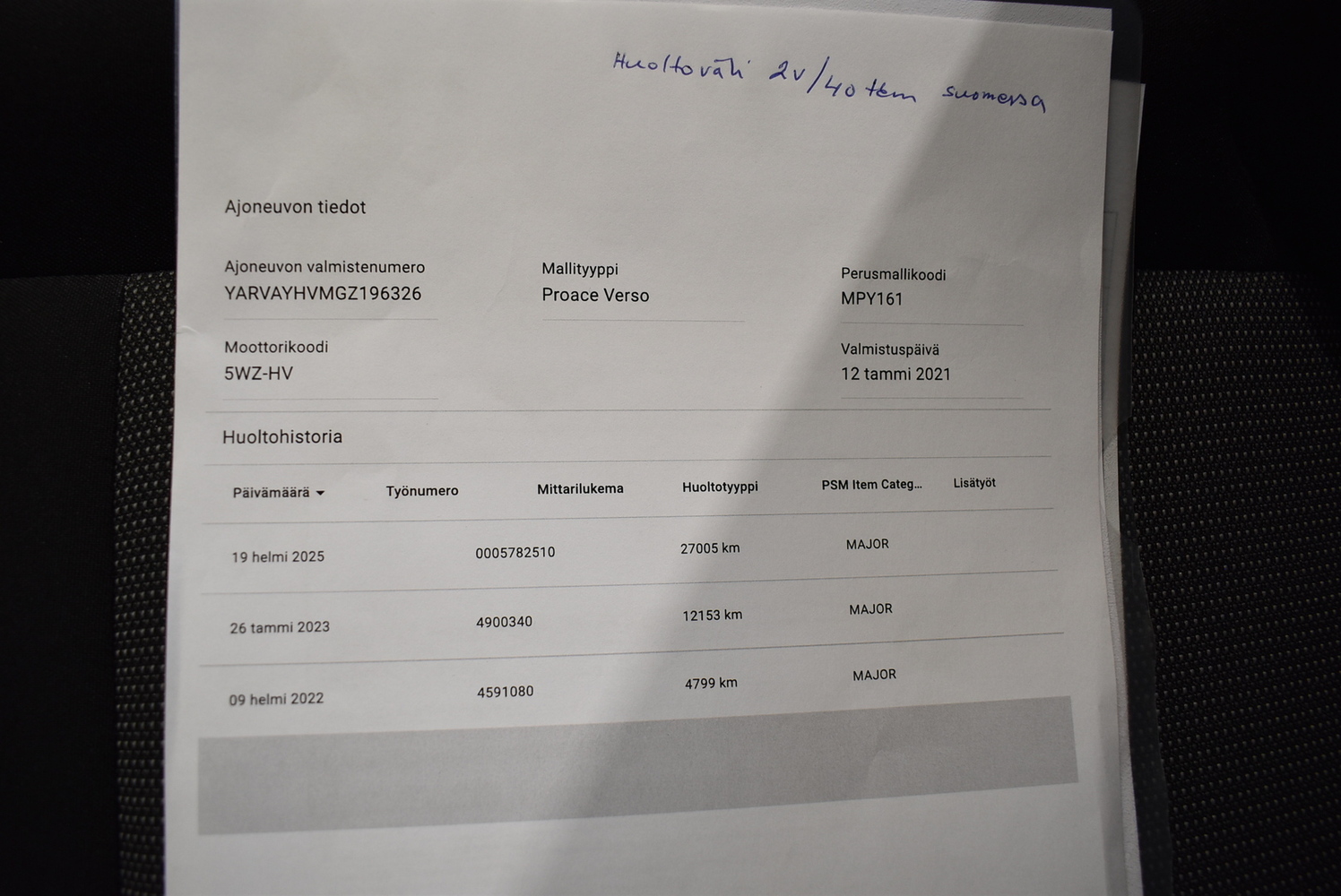 Toyota Proace Verso vaihtoauto