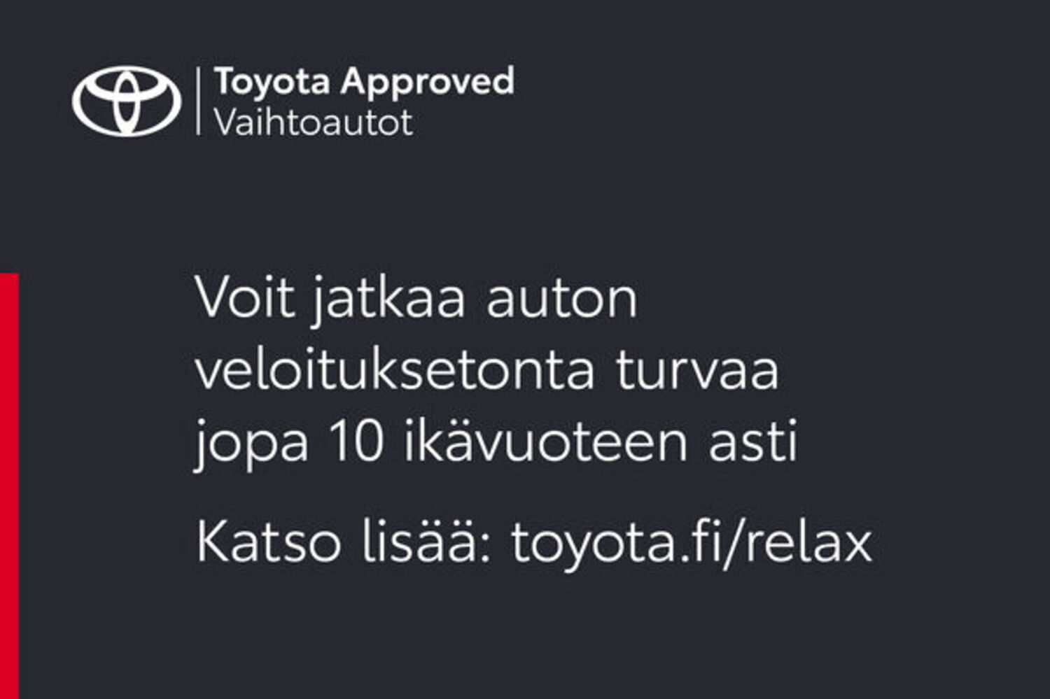 Toyota Yaris vaihtoauto