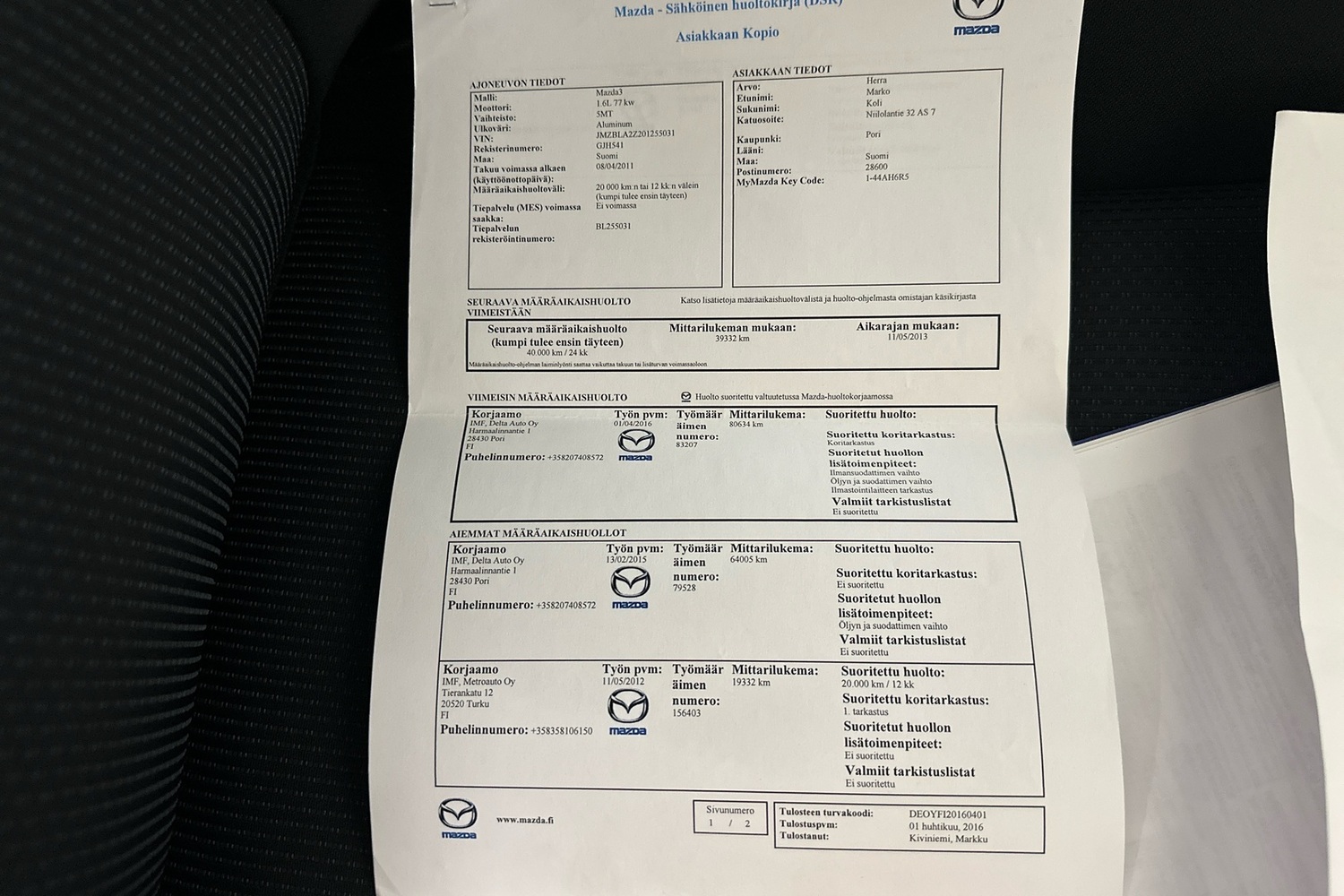 Mazda 3 vaihtoauto