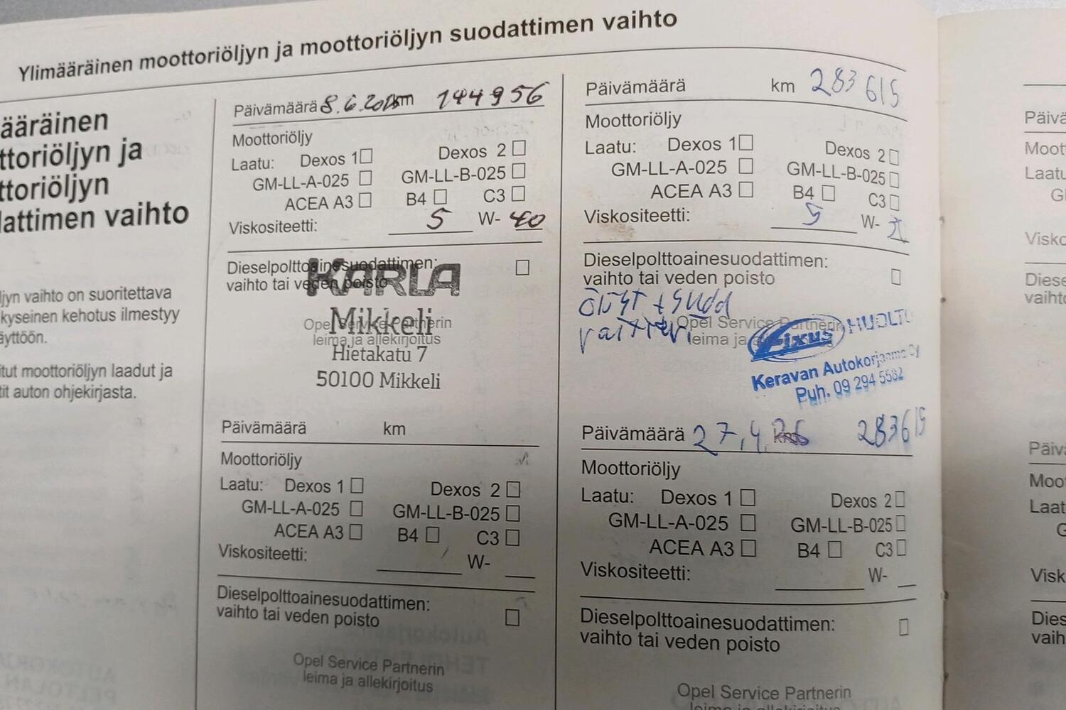 Opel Astra vaihtoauto