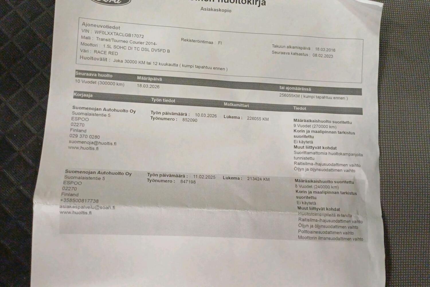 Ford Tourneo Courier vaihtoauto