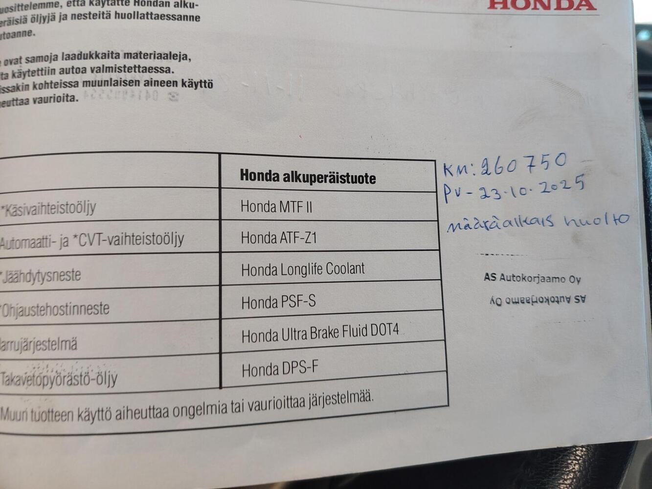Honda Civic vaihtoauto
