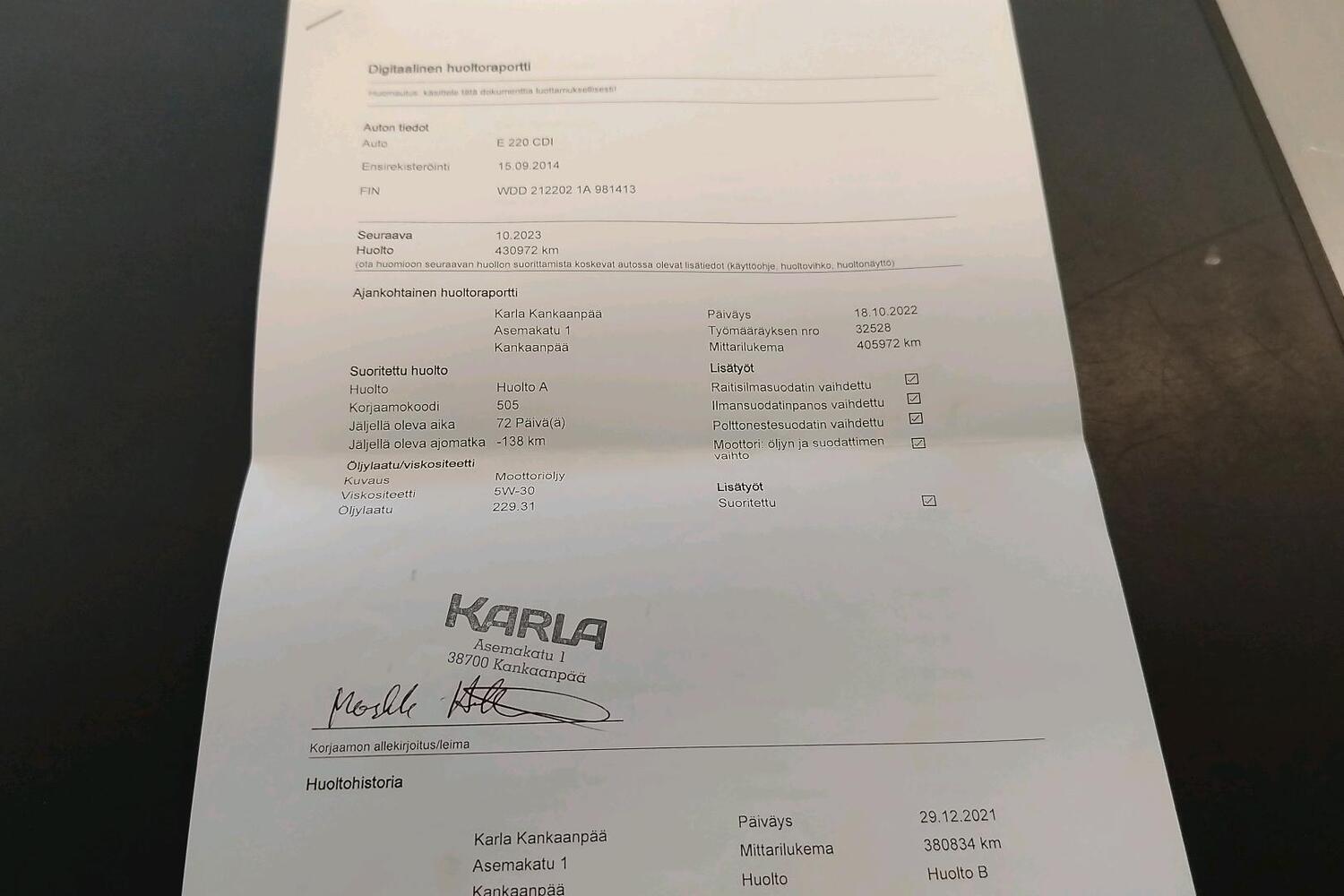 Mercedes-Benz E vaihtoauto