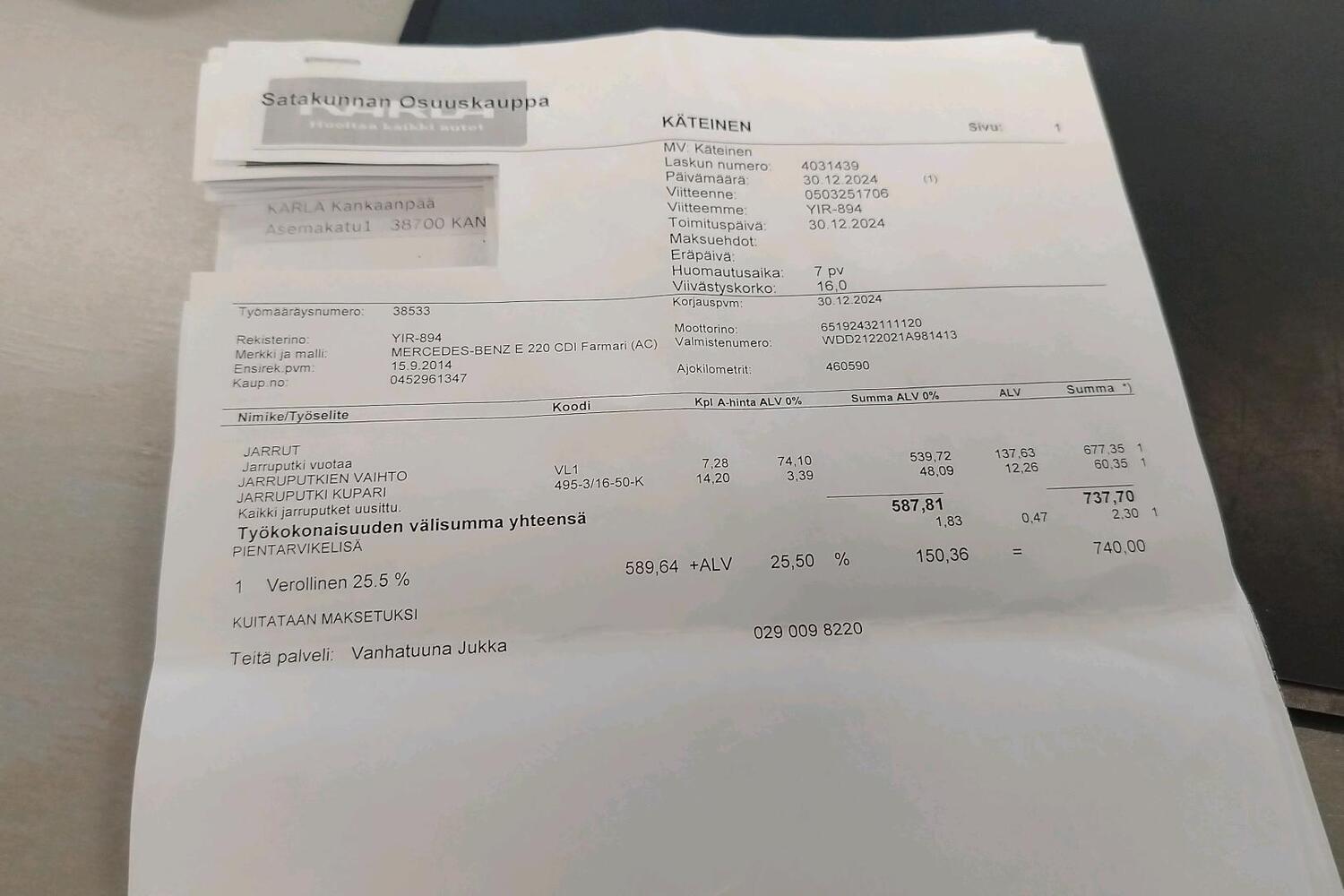 Mercedes-Benz E vaihtoauto