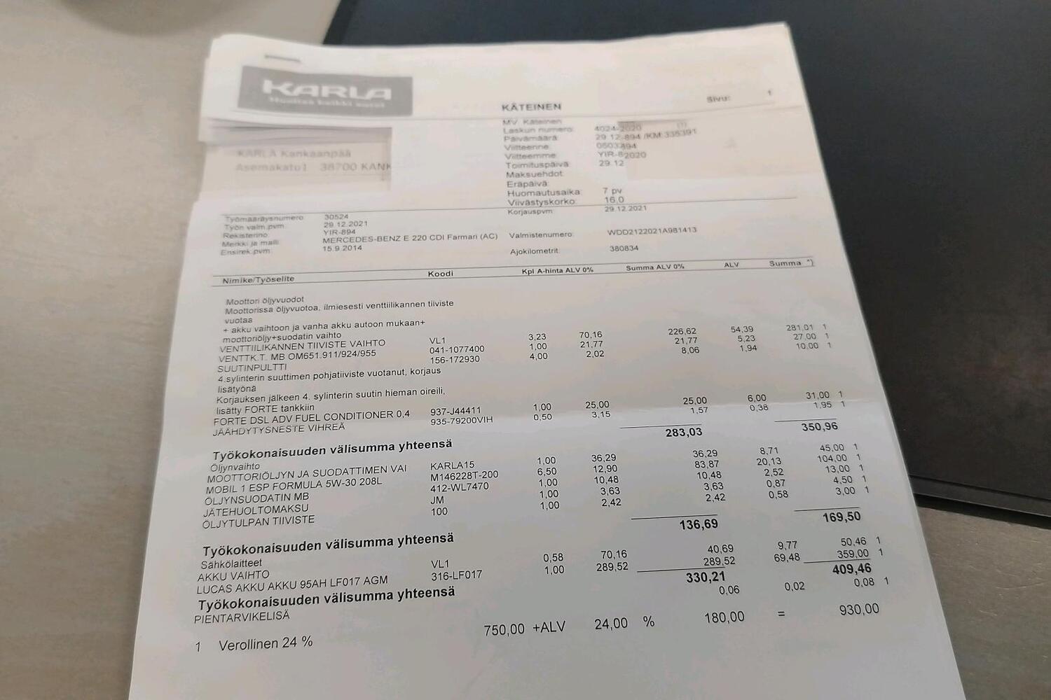 Mercedes-Benz E vaihtoauto