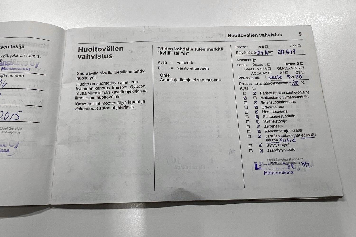 Opel Insignia vaihtoauto